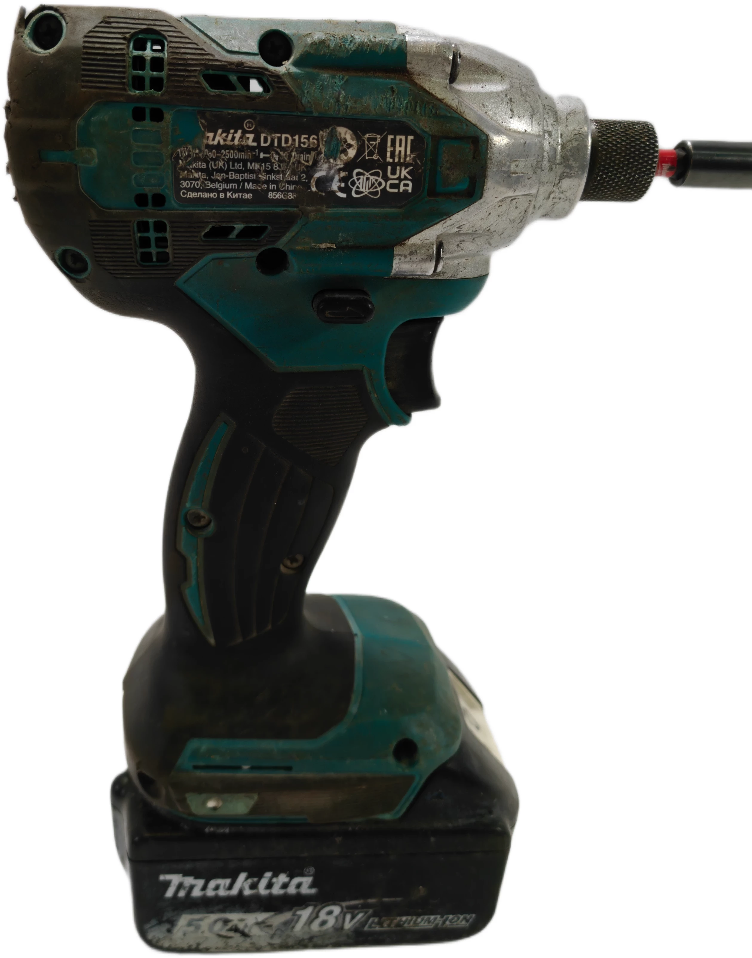 zakretarka-udarowa-makita-dtd156-18v-zasilanie-akumulatorowe-makita-5-ah-stan-11323-2