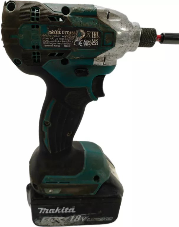 zakretarka-udarowa-makita-dtd156-18v-zasilanie-akumulatorowe-makita-5-ah-stan-11323-2