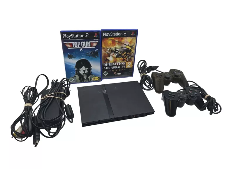 konsola-sony-ps2-slim-scph-77004-x2-gra-x2-pad-playstation-2-pal-krakowska-14-kluczbork-zlotko