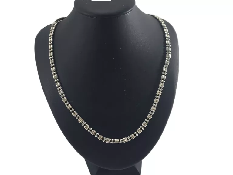 srebrny-elegancki-damski-lancuszek-925-splot-kulkowy-1401g-dlugosc-46-cm-dlugosc-calkowita-46