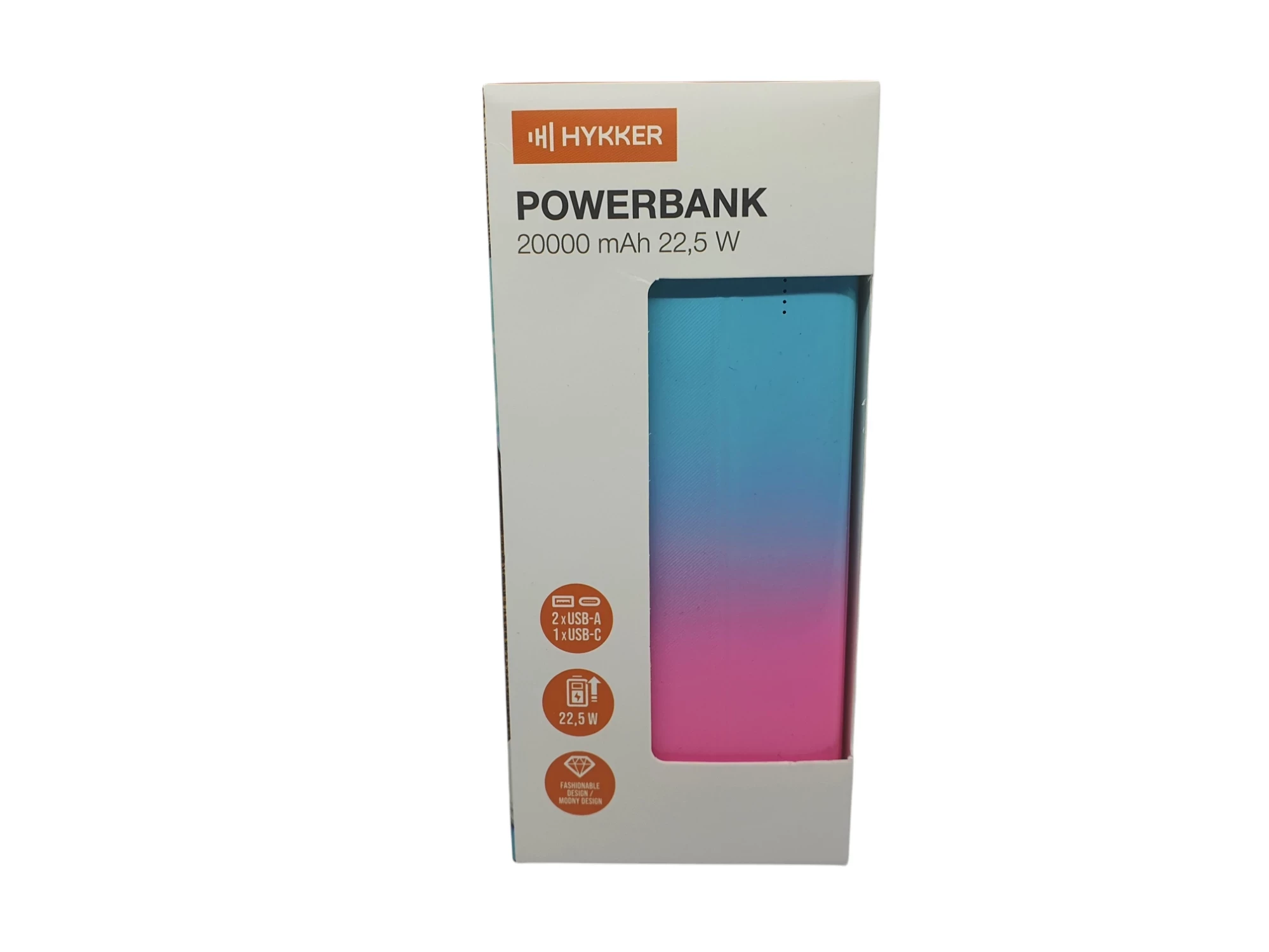 hykker-powerbank-20000mah-225w-2xusb-a-usb-c-niebieskorozowy-gwiezdna-21-elblag