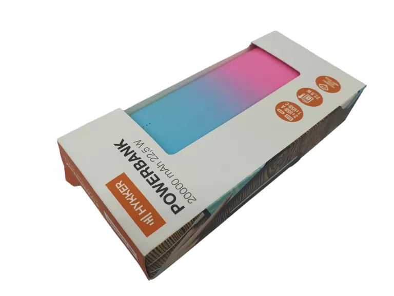 hykker-powerbank-20000mah-225w-2xusb-a-usb-c-niebieskorozowy-kod-producenta-5907504534435