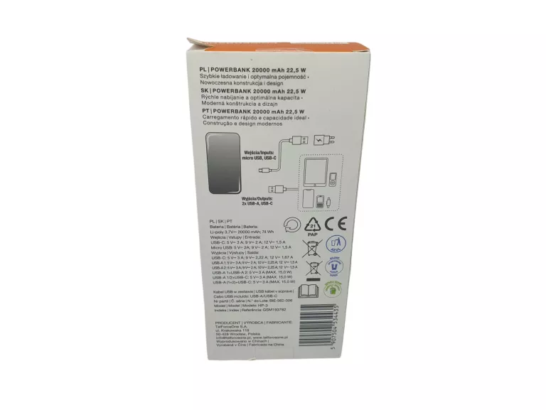 hykker-powerbank-20000mah-225w-2xusb-a-usb-c-niebieskorozowy-stan-11323-2