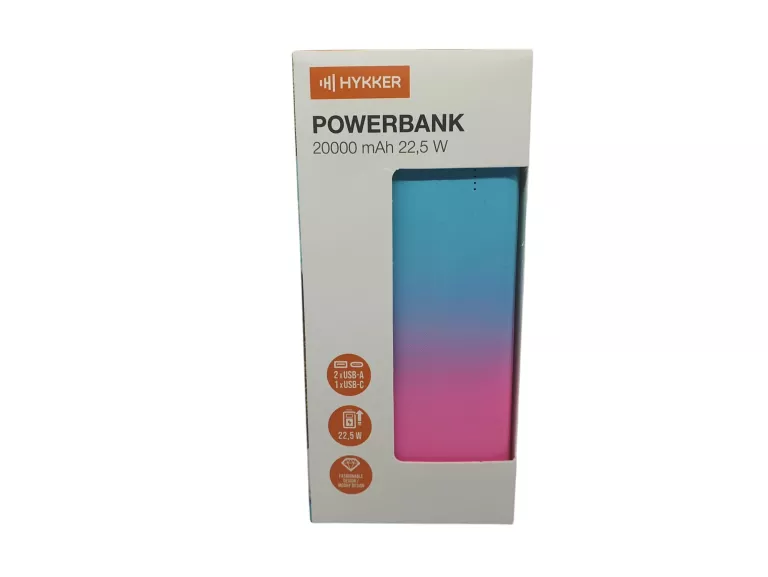 hykker-powerbank-20000mah-225w-2xusb-a-usb-c-niebieskorozowy-gwiezdna-21-elblag