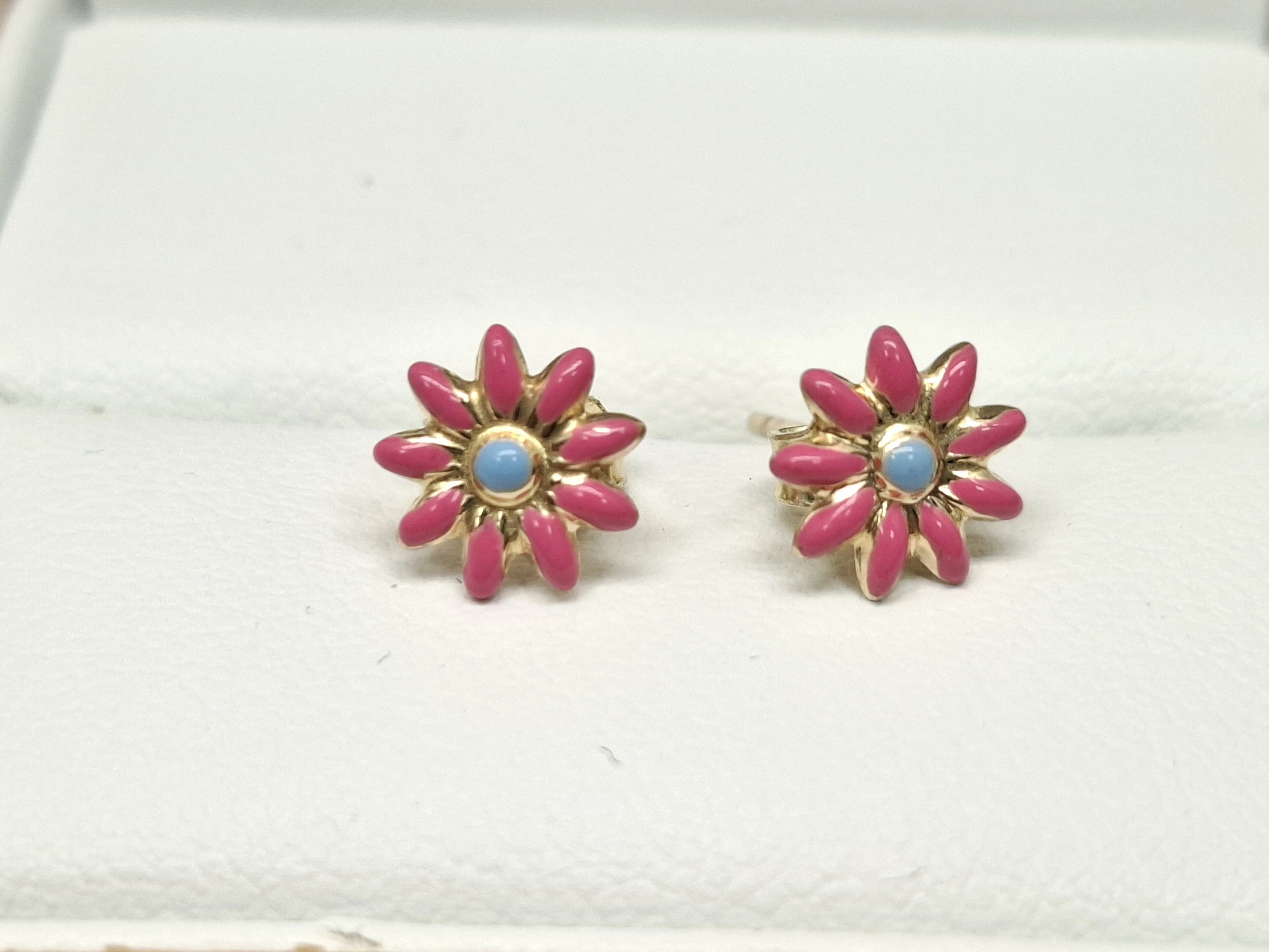 delikatne-zlote-kolczyki-sztyft-kwiatki-067-585-walbrzyska-4-wroclaw