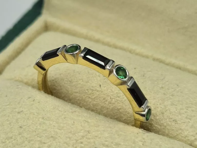 pierscionek-zloty-czarno-zielony-585-14k-160g-r13-ean-gtin-5900025305355