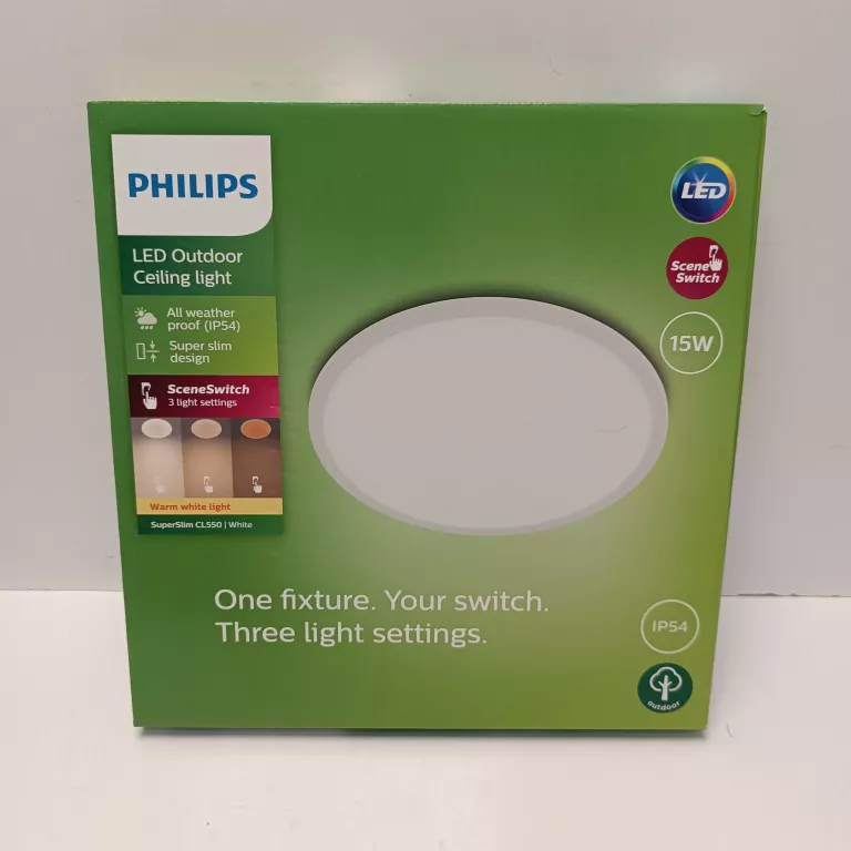 lampa-ogrodowa-plafon-led-15w-1300lm-2700k-ip54-sceneswitch-biala-philips-ean-gtin-8719514417953