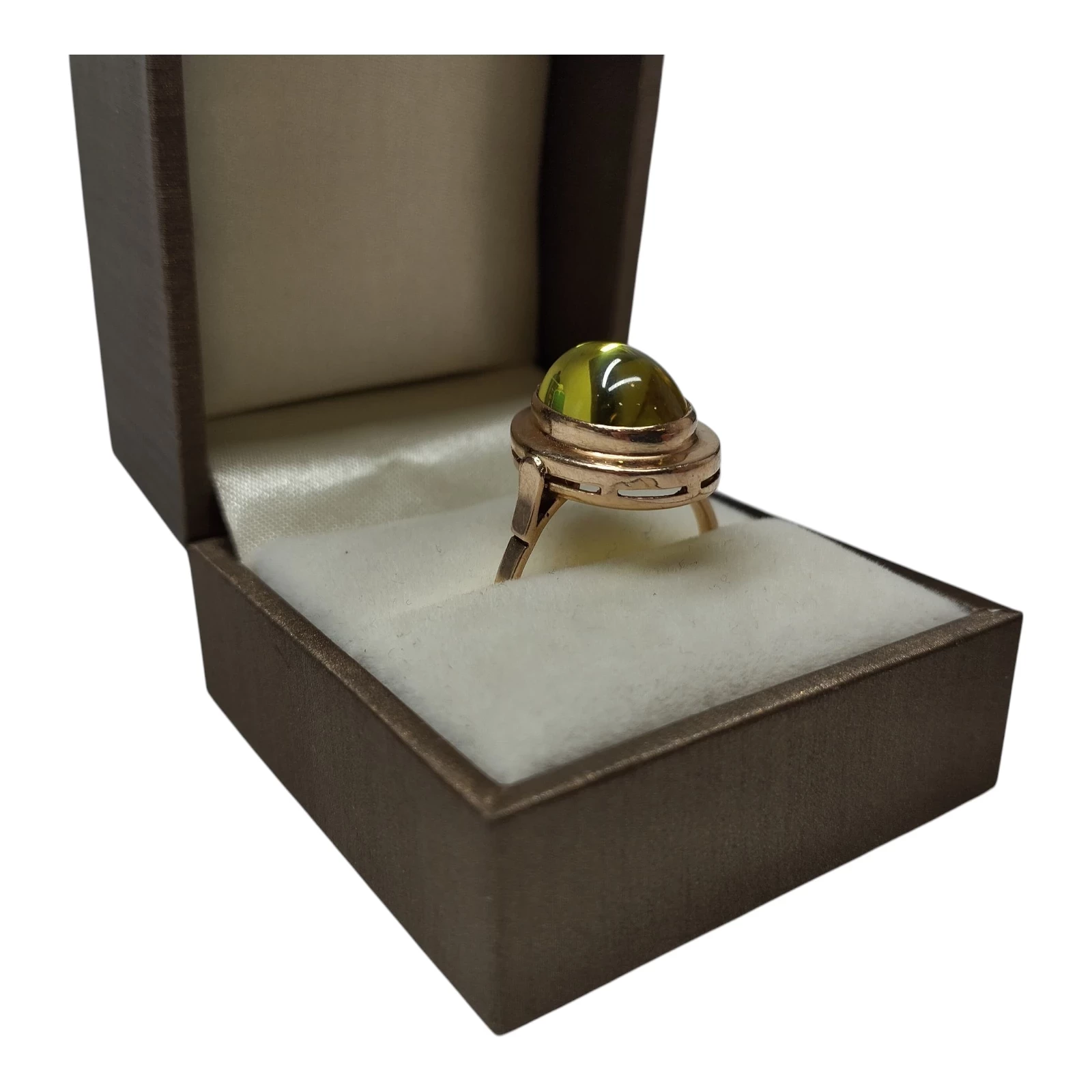 sliczny-zloty-pierscionek-prl-z-zoltym-kamieniem-526-g-585-r-23-stan-11323-2