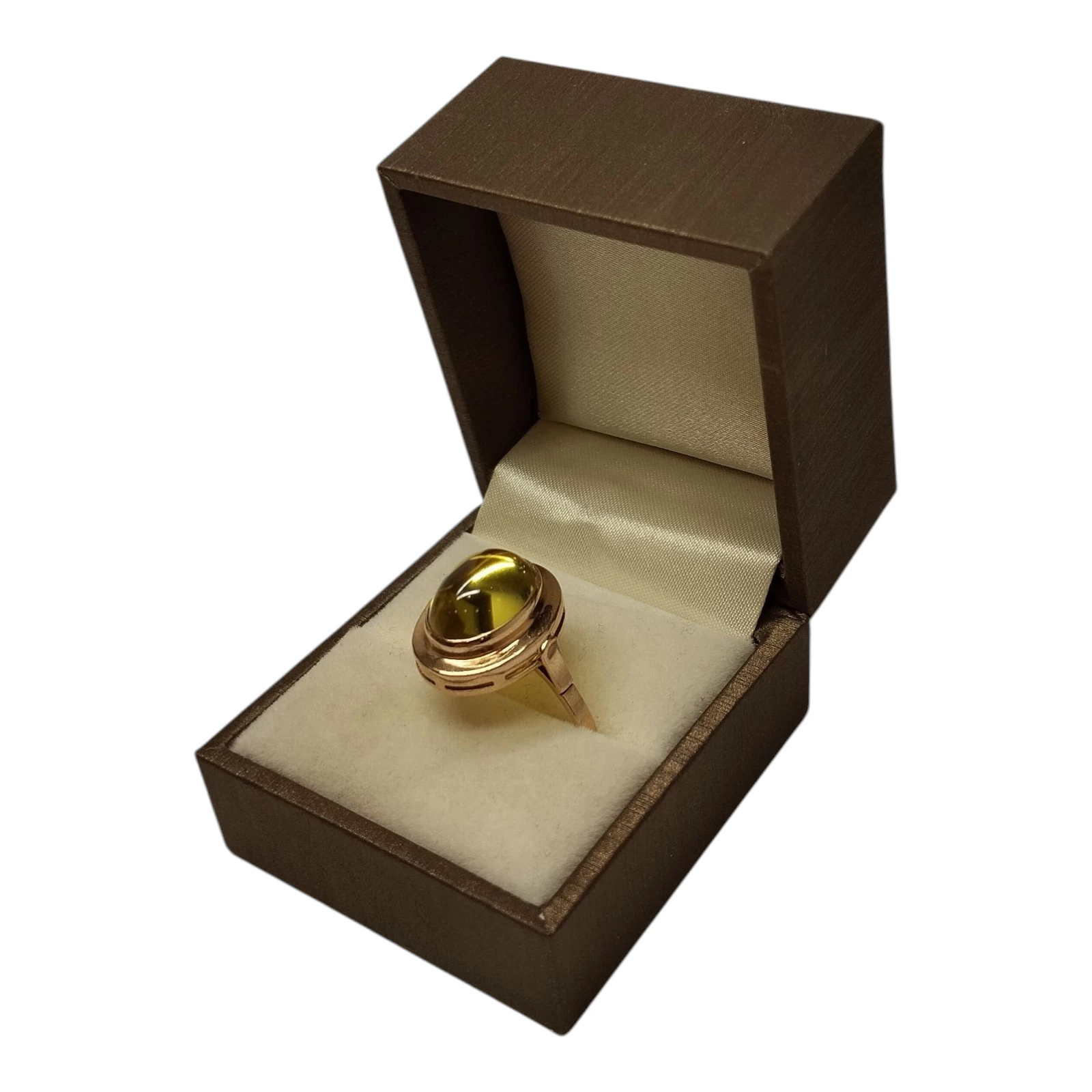 sliczny-zloty-pierscionek-prl-z-zoltym-kamieniem-526-g-585-r-23-rozmiarsrednica-wew-mm-372-23