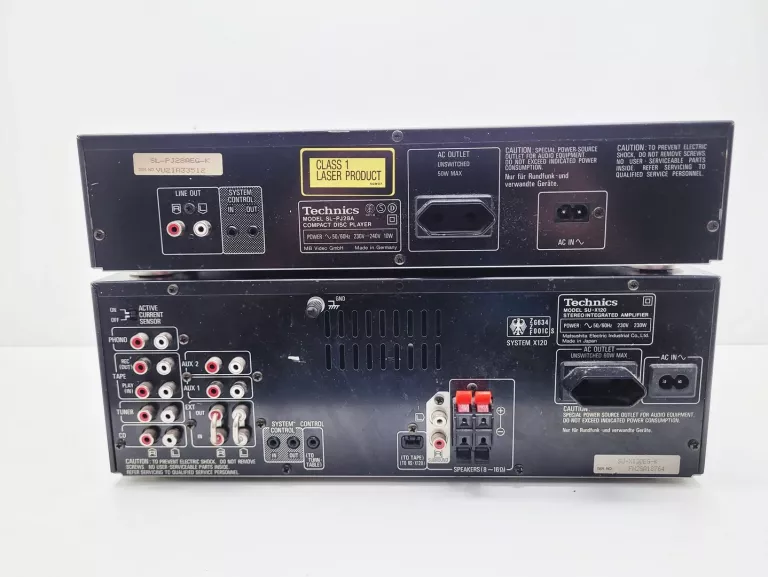 wzmacniacz-technics-su-x120-odtwarzacz-cd-technics-sl-pj28a-zestaw-kod-producenta-su-x120
