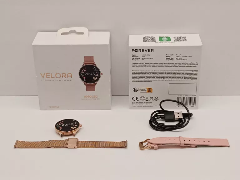 smartwatch-forever-velora-sb-306-rozowe-zloto-ean-gtin-5907457735682