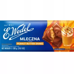 CZEKOLADA MLECZNA PEANUT BUTTER SHAKE 285G EDYCJA LIMITOWANA