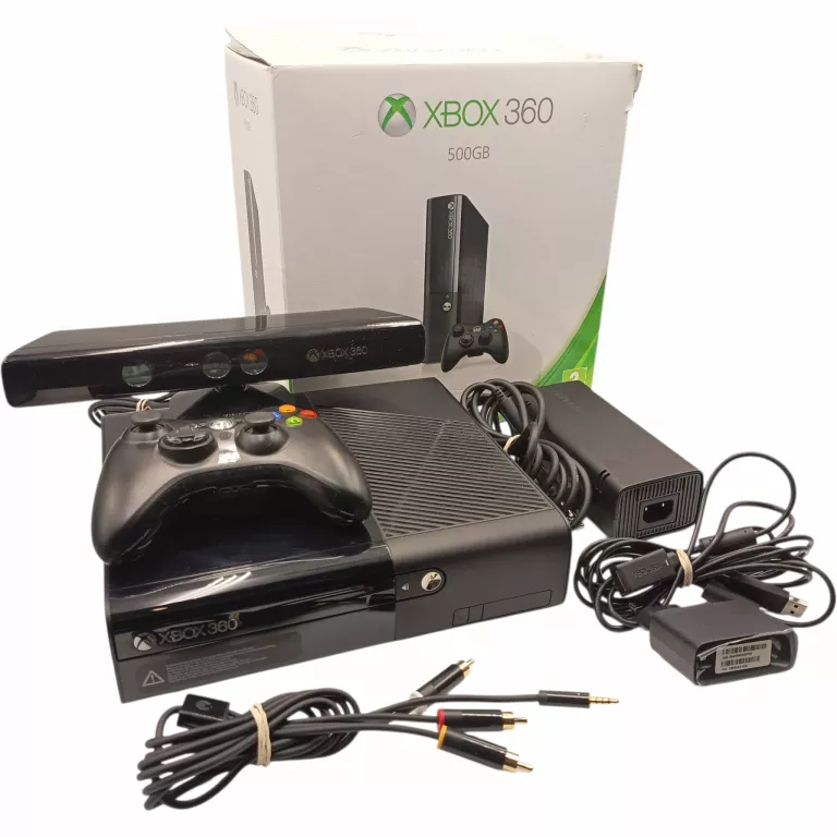 konsola-microsoft-xbox-360-e-500gb-pad-kinect-zasilacz-kable-box-pl-szembeka-2-warszawa