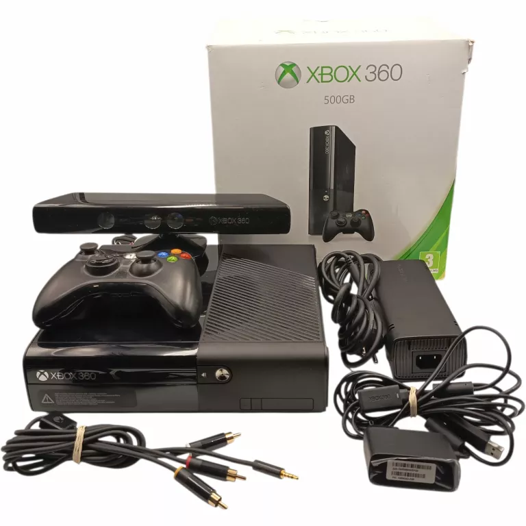 konsola-microsoft-xbox-360-e-500gb-pad-kinect-zasilacz-kable-box-wersja-konsoli-205974-225546