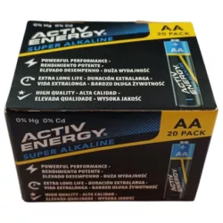 BATERIA ALKALICZNA ACTIV ENERGY AA (R6) 20 SZT.