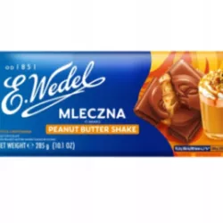 CZEKOLADA MLECZNA PEANUT BUTTER SHAKE 285G EDYCJA LIMITOWANA