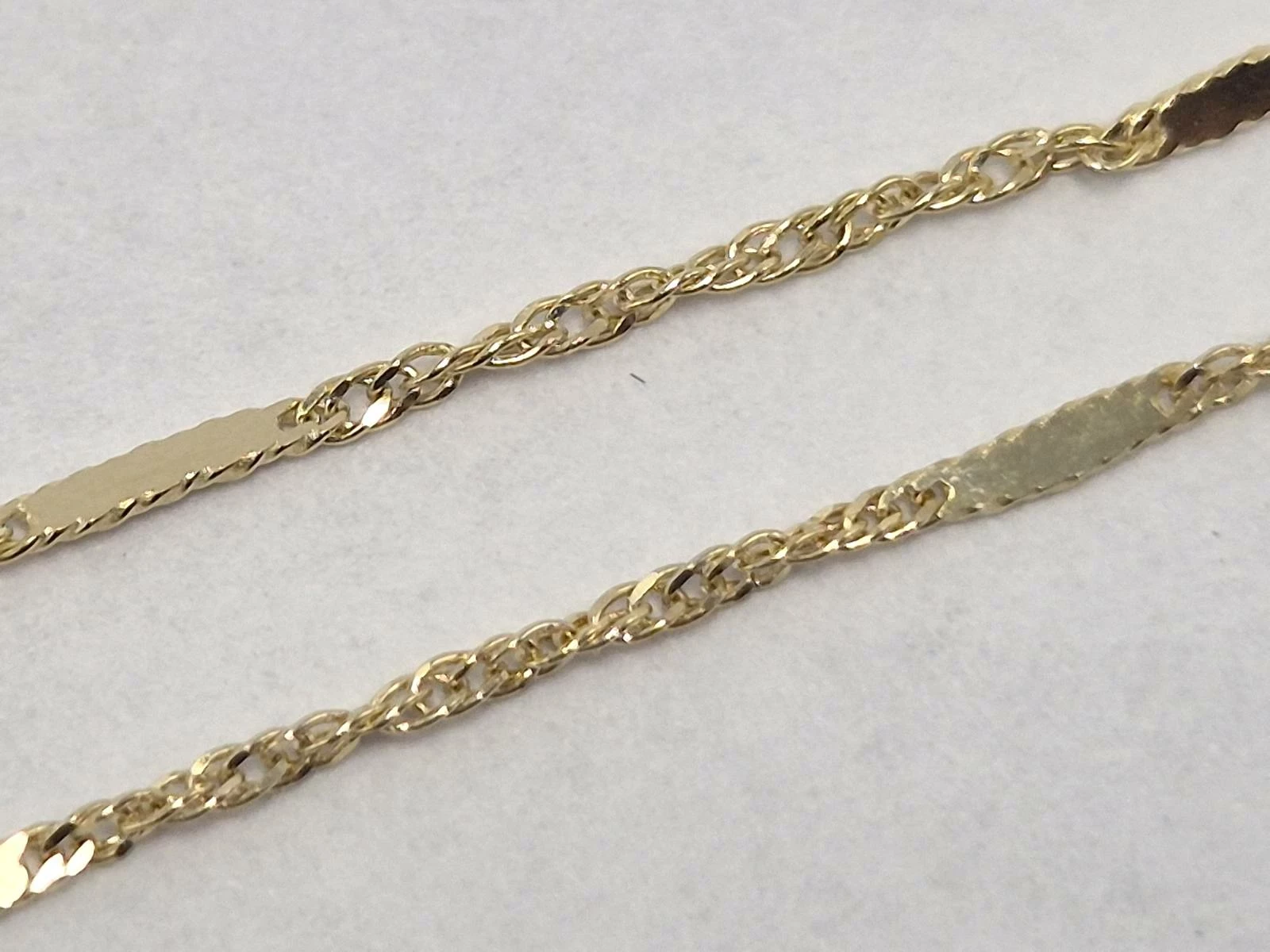 lancuszek-zloty-z-blaszkami-585-14k-135g-dl45-cm-waga-135