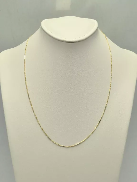 lancuszek-zloty-z-blaszkami-585-14k-135g-dl45-cm-stan-11323-238058