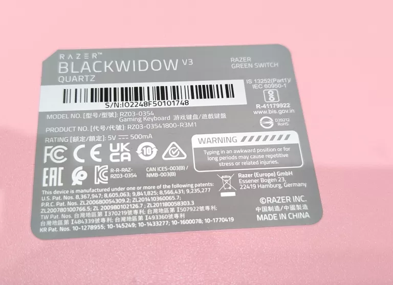 klawiatura-razer-blackwidow-v3-quartz-green-switch-kod-producenta-rz03-03540200