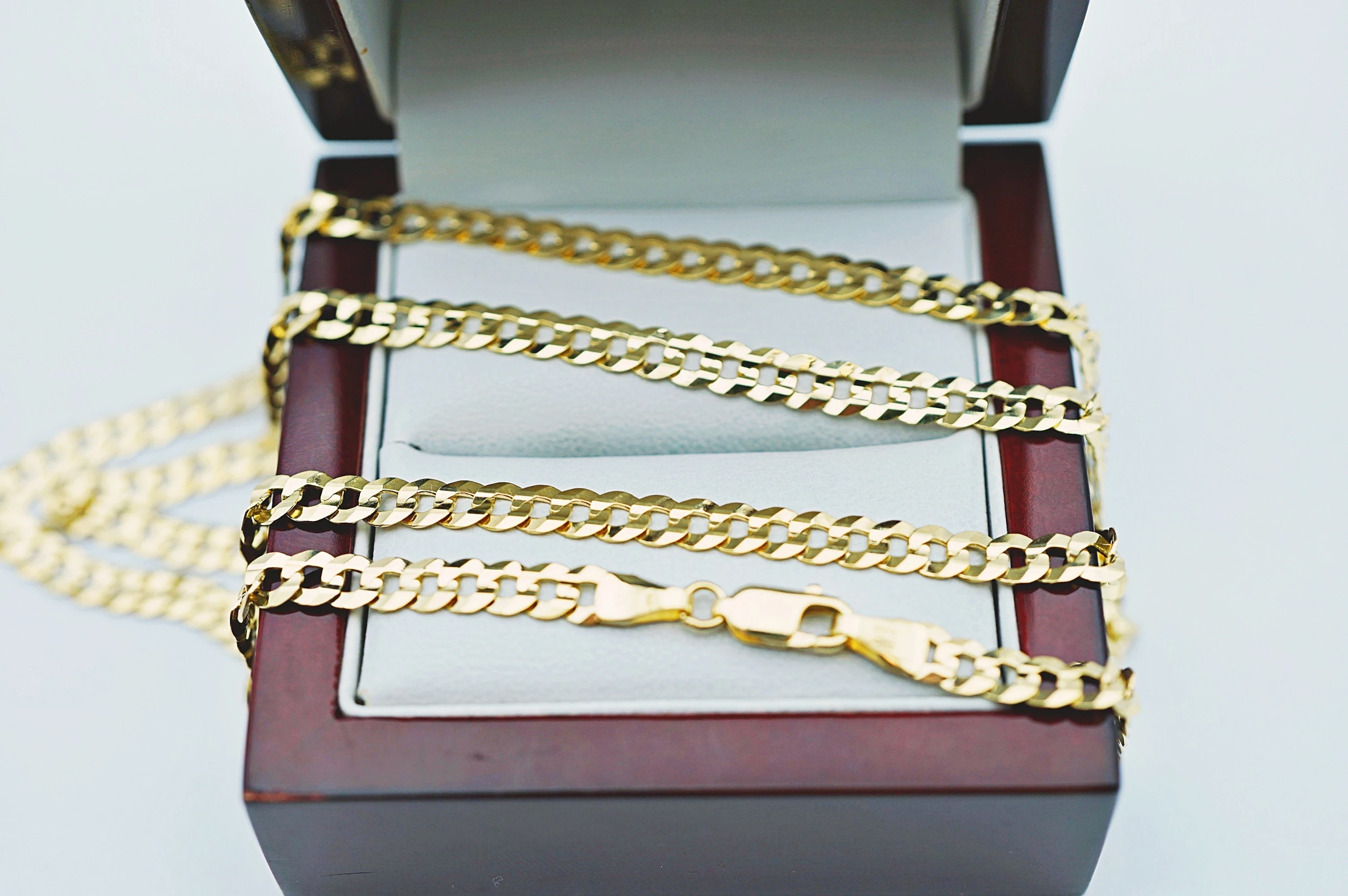 piekny-klasyczny-zloty-lancuszek-pancerka-pr585-14k-gr1083-54cm-sciegiennego-64-poznan