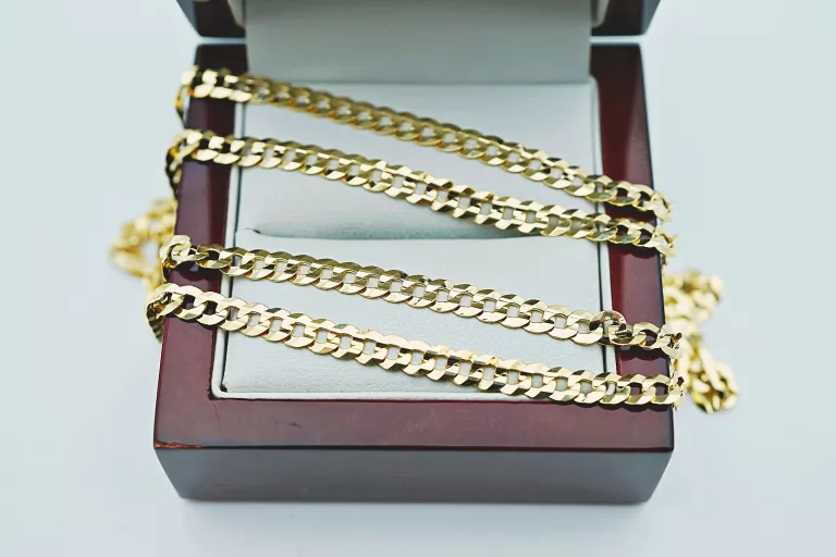 piekny-klasyczny-zloty-lancuszek-pancerka-pr585-14k-gr1083-54cm-dlugosc-calkowita-57