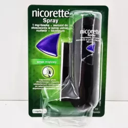 NICORETTE SPRAY 1 MG AEROZOL MIĘTOWY 150 DAWEK