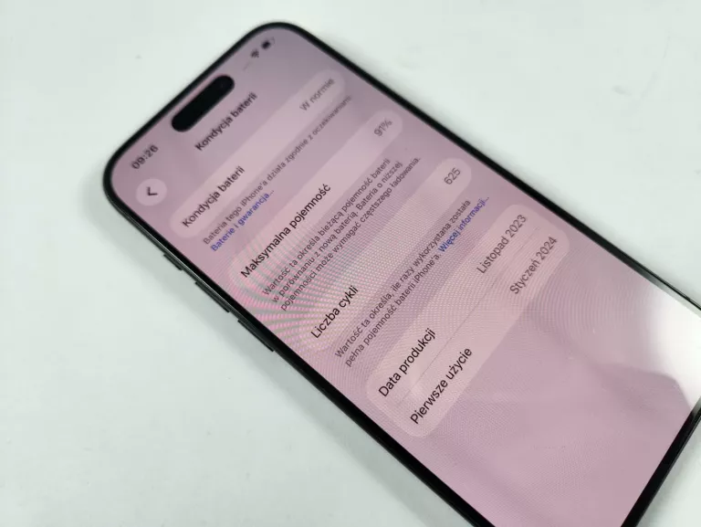 apple-iphone-15-pro-128gb-bateria-91-pojemnosc-akumulatora-3650