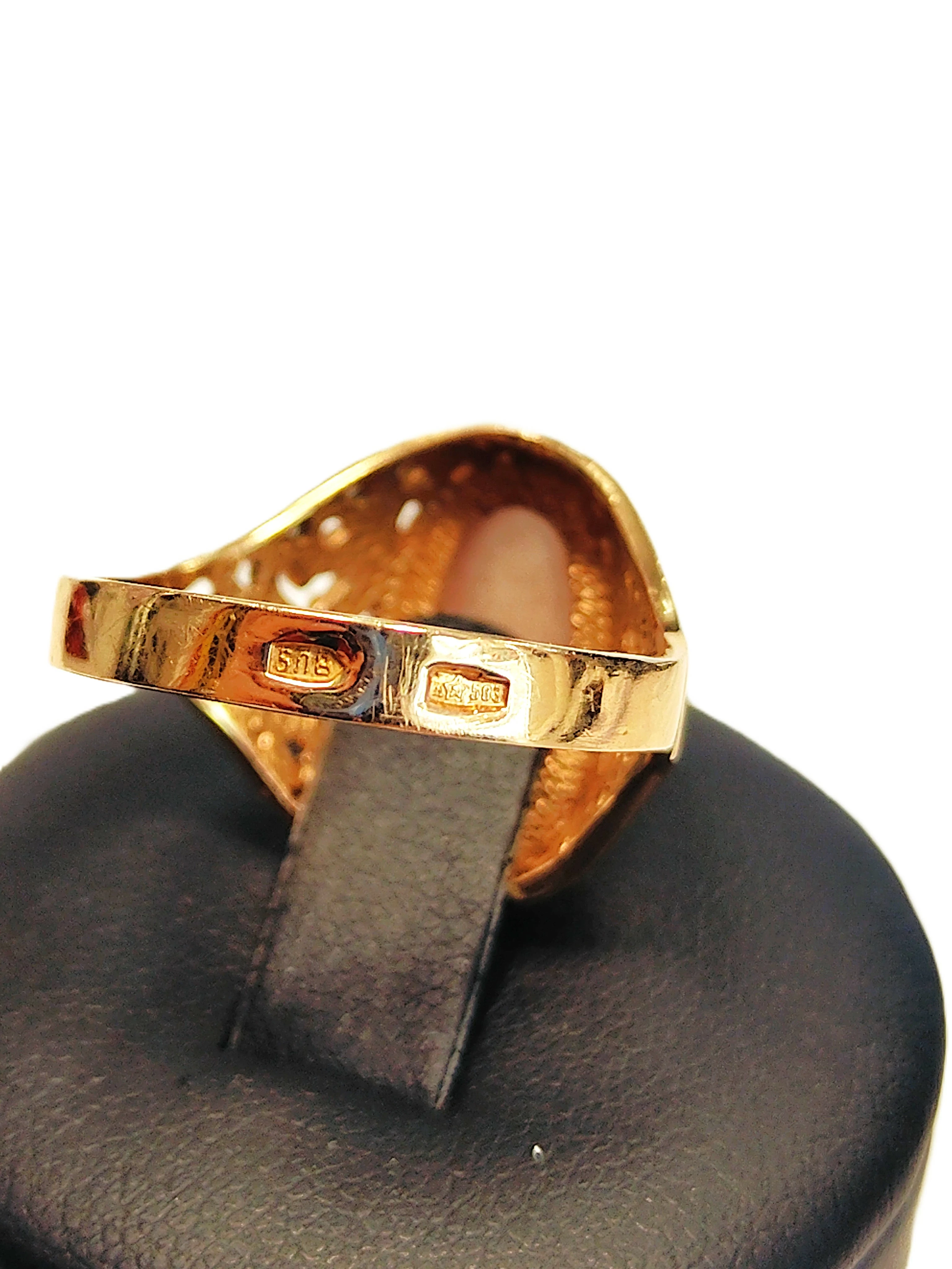 zloty-azurowy-pierscionek-vintage-583-rozmiarsrednica-wew-mm-372-23