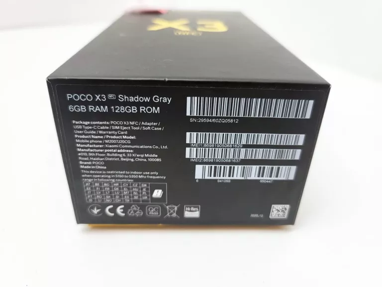telefon-poco-x3-6128-gb-ean-gtin-6941059650614