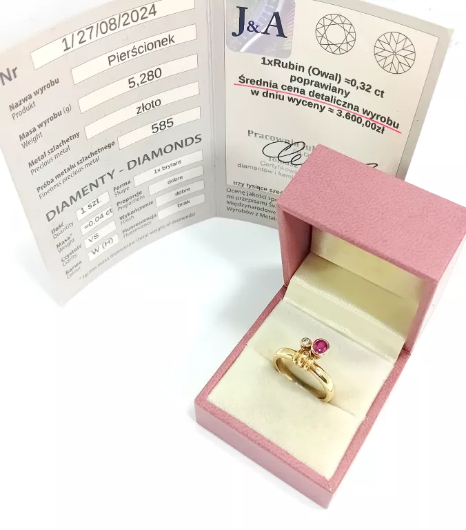 wyjatkowy-zloty-pierscionek-z-rubinem-i-diamentem-pr-585-rozmiar-15-tysiaclecia-2a-nowe-miasto-lubawskie