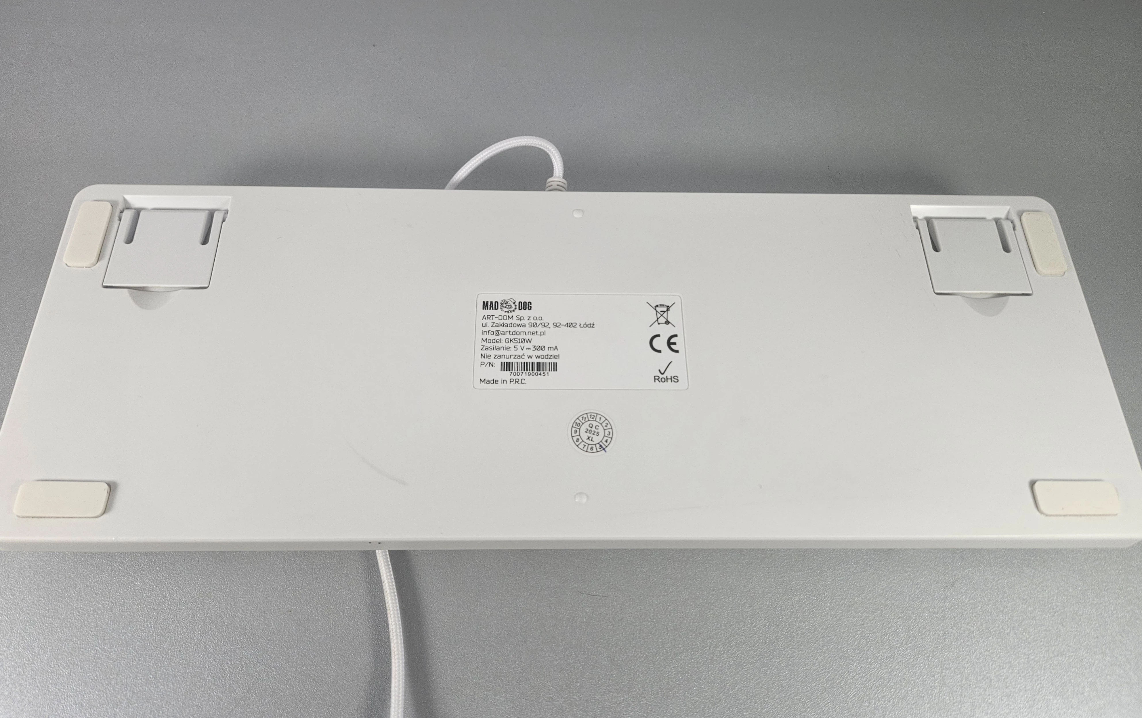 klawiatura-mad-dog-mechaniczna-biala-usb-gk510w-typ-klawiatury-217377-276929