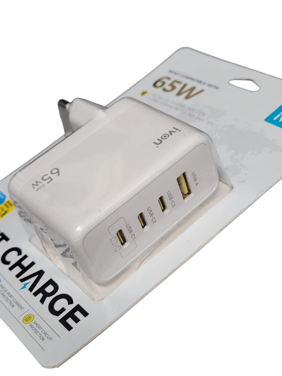 ladowarka-sieciowa-ivon-65w-3x-usb-c-1x-usb-a-fast-charge-ean-gtin-6972890207040