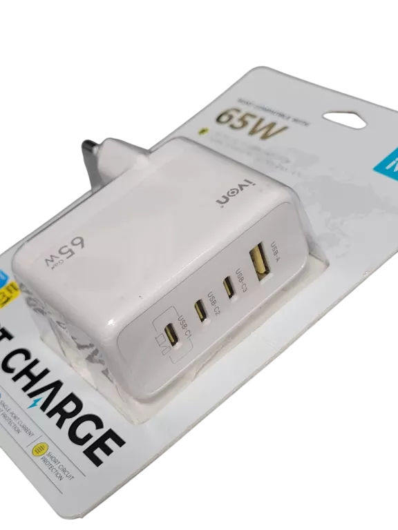 ladowarka-sieciowa-ivon-65w-3x-usb-c-1x-usb-a-fast-charge-ean-gtin-6972890207040