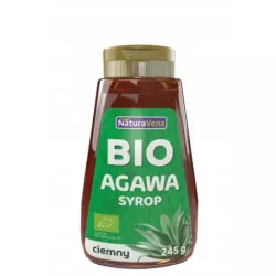 SYROP Z AGAWY CIEMNY BIO 245 G - NATURAVENA