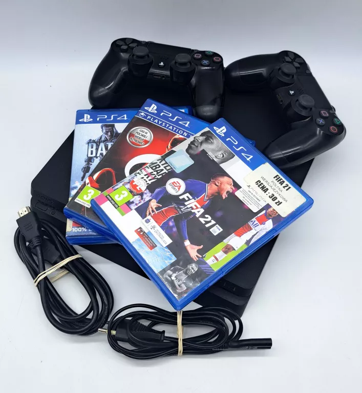 konsola-playstation-4-gry-zasilacz-2x-pad-bankowa-16e-police