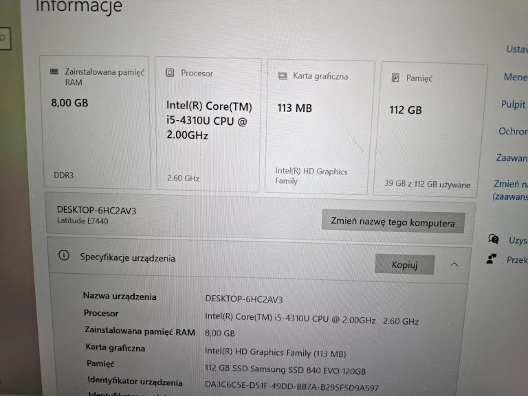 dell-latitude-e7440-14-i5-8-gb-ddr3-120gb-840-evo-120gb-pojemnosc-dysku-120