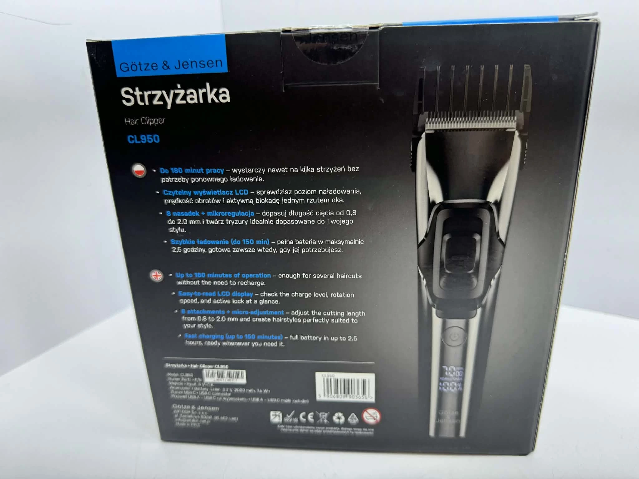 strzyzarka-gotze-jensen-cl950-12-2-mm-plomba-ean-gtin-5906809903656