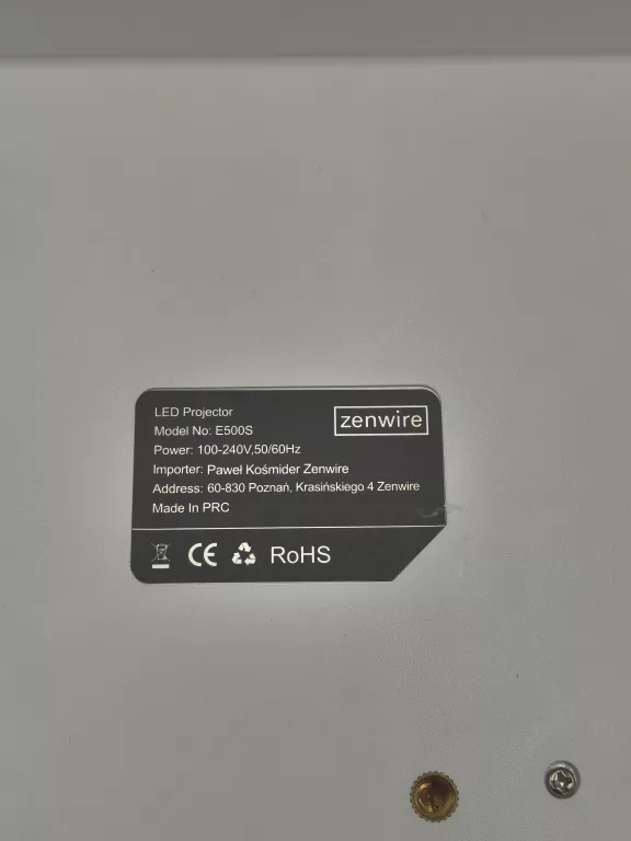 projektor-zenwire-e500s-model-e500s