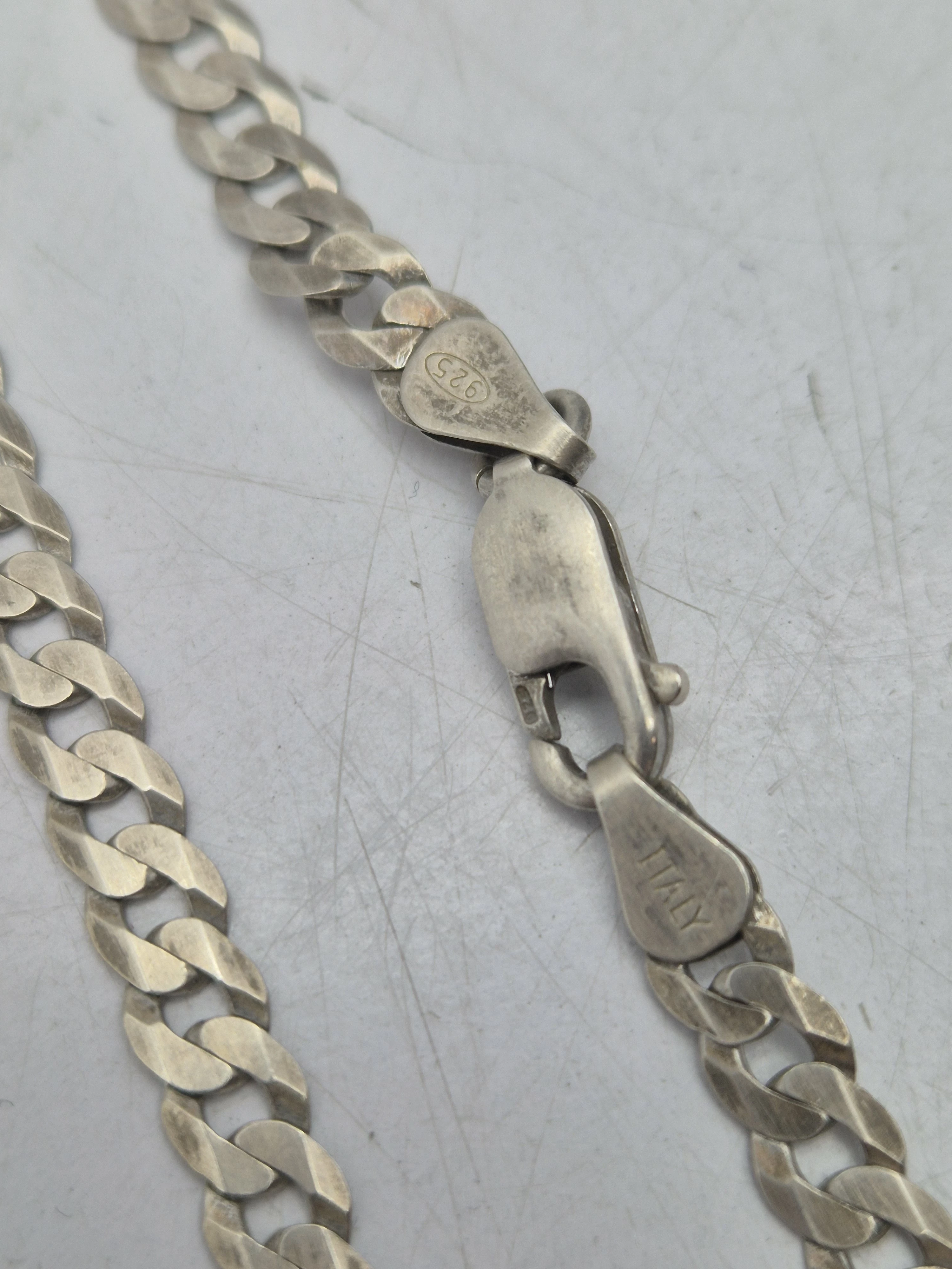 lancuszek-srebrny-925-pancerka-3mm-lancuch-50cm-stan-11323-2