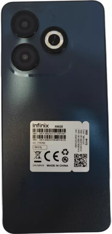 telefon-smartfon-infinix-smart-8-3-gb-64-gb-4g-lte-czarny-kod-producenta-x6525-643