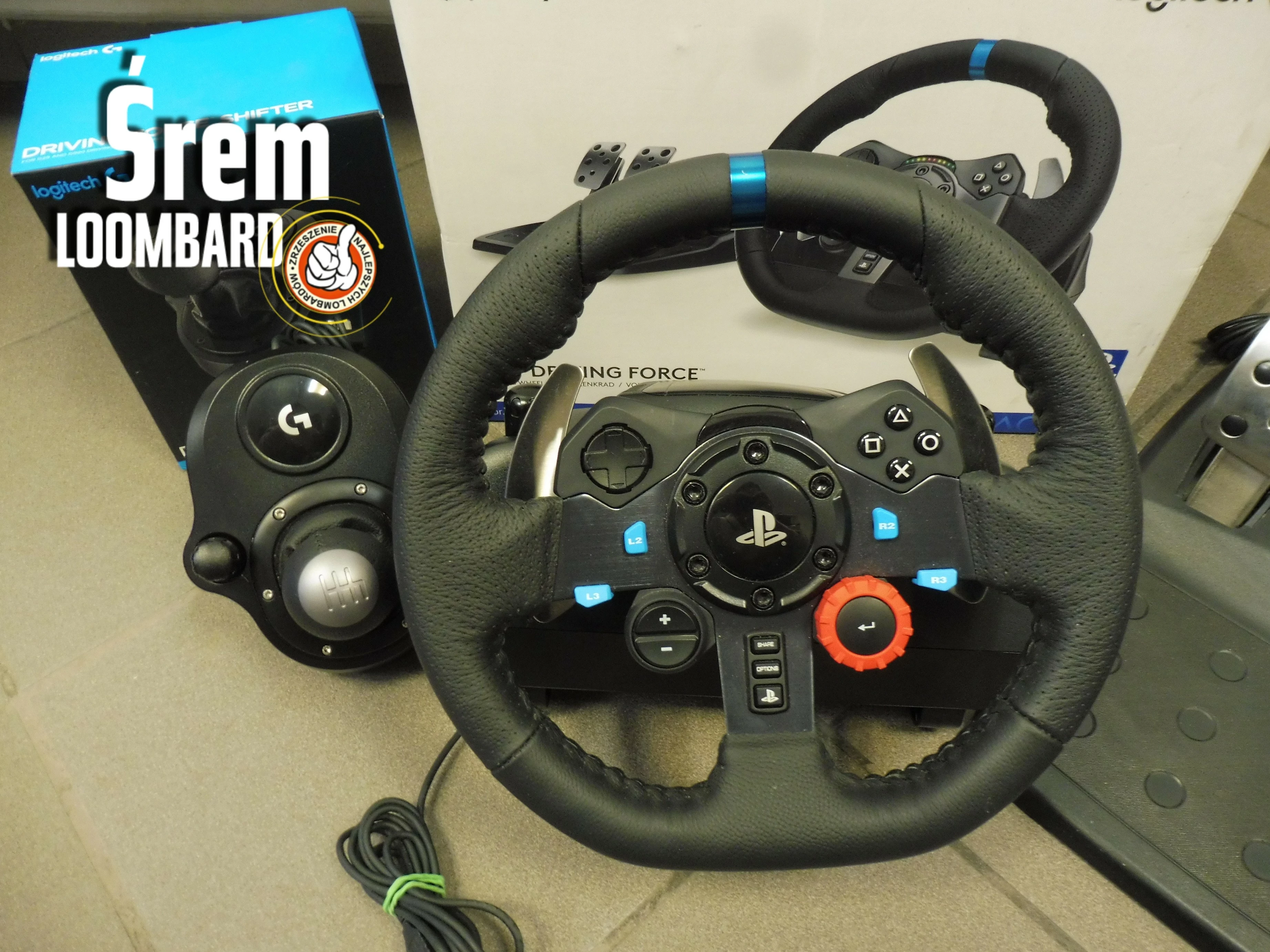 kierownica-logitech-g29-shifter-komplet-bdb-stan-ean-gtin-5099206057319