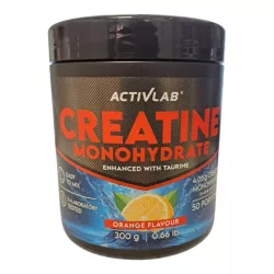 CREATINE MONOHYDRATE 300 G, SMAK ORANGE