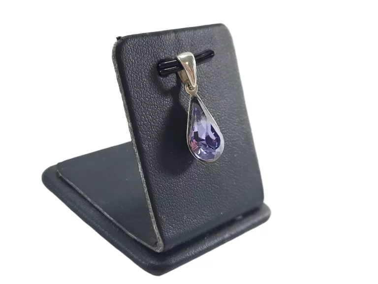 elegancka-damska-srebrna-zawieszka-925-z-fioletowym-kamyczkiem-151g-rodzaj-2205-2