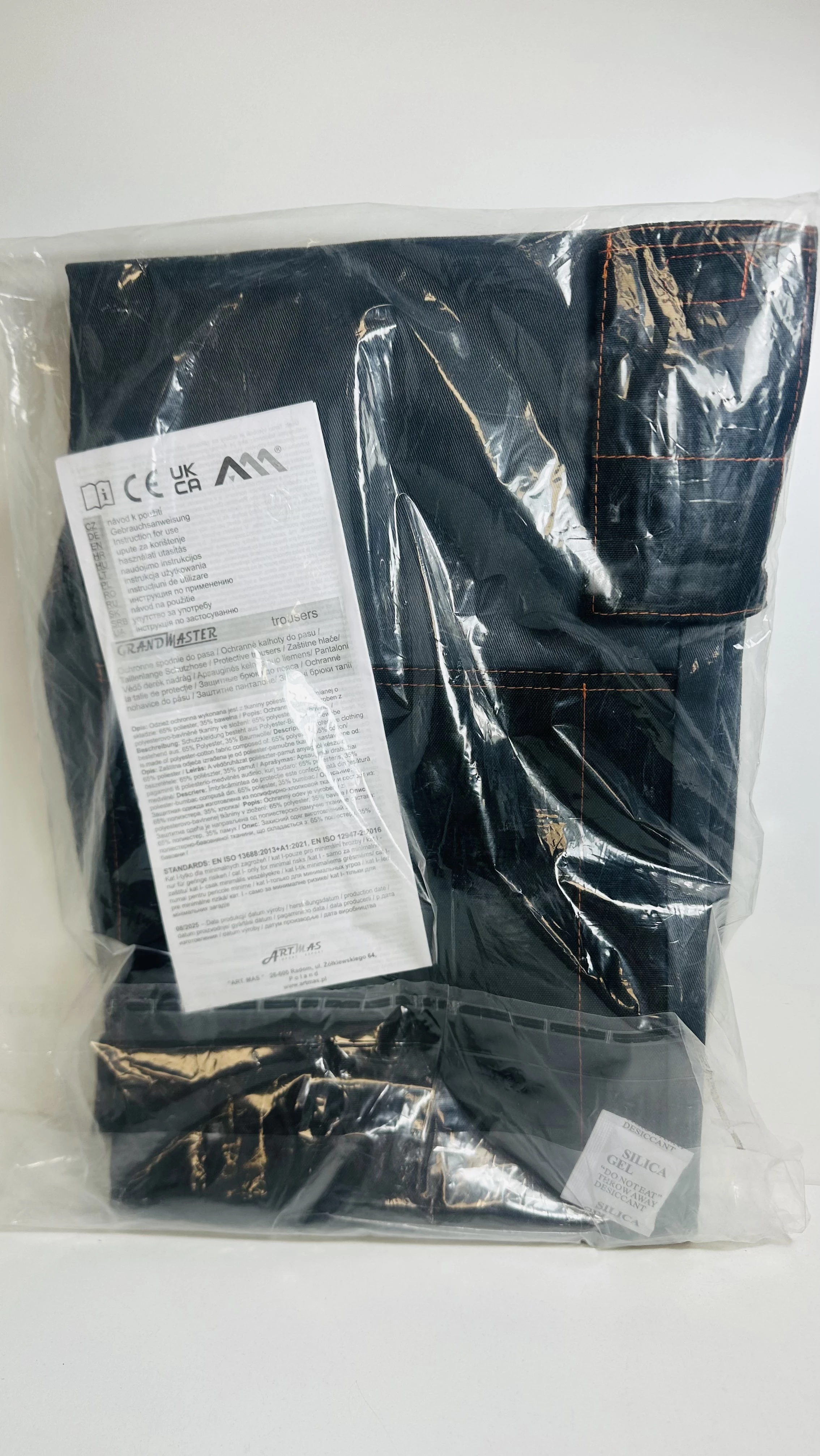 spodnie-robocze-do-pasa-siwe-monterskie-wzmacniane-grand-master-grey-50-ean-gtin-5907791413963