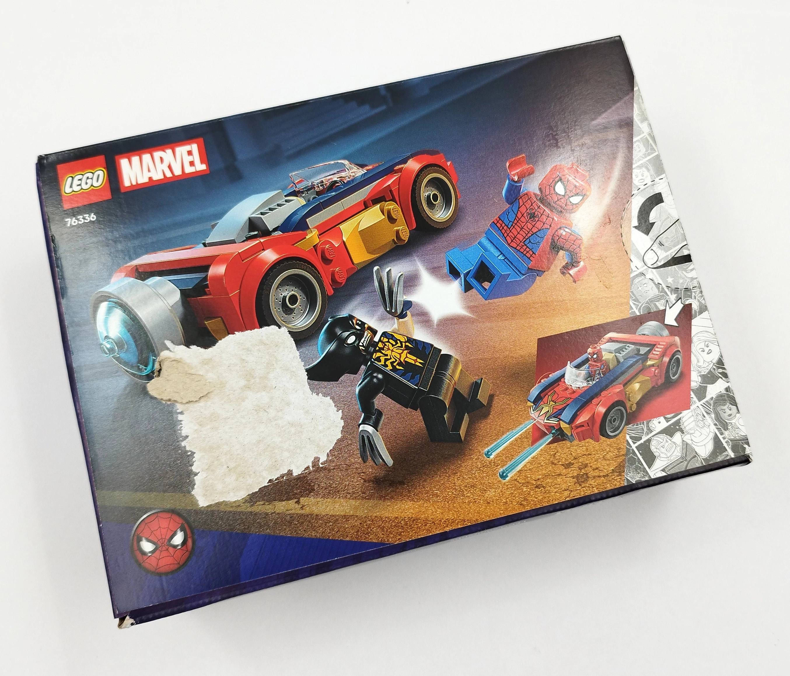 lego-76336-marvel-spider-man-w-samochodzie-kontra-zvenomowany-wolverine-nazwa-zestawu-marvel-spider-man-w-samochodzie-kontra-zvenomowany-wolverine