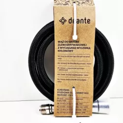 WĄŻ DO BATERII ZLEWOZMYWAKOWYCH NYLONOWY 1/2" 150CM DEANTE