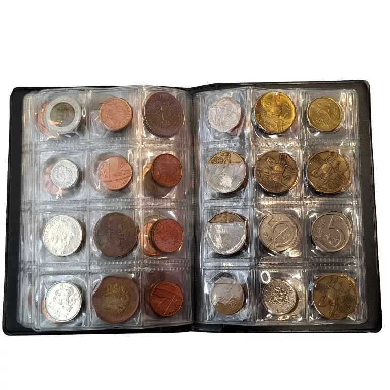 klaser-z-monetami-mix-119szt-pilsudskiego-10-krosno