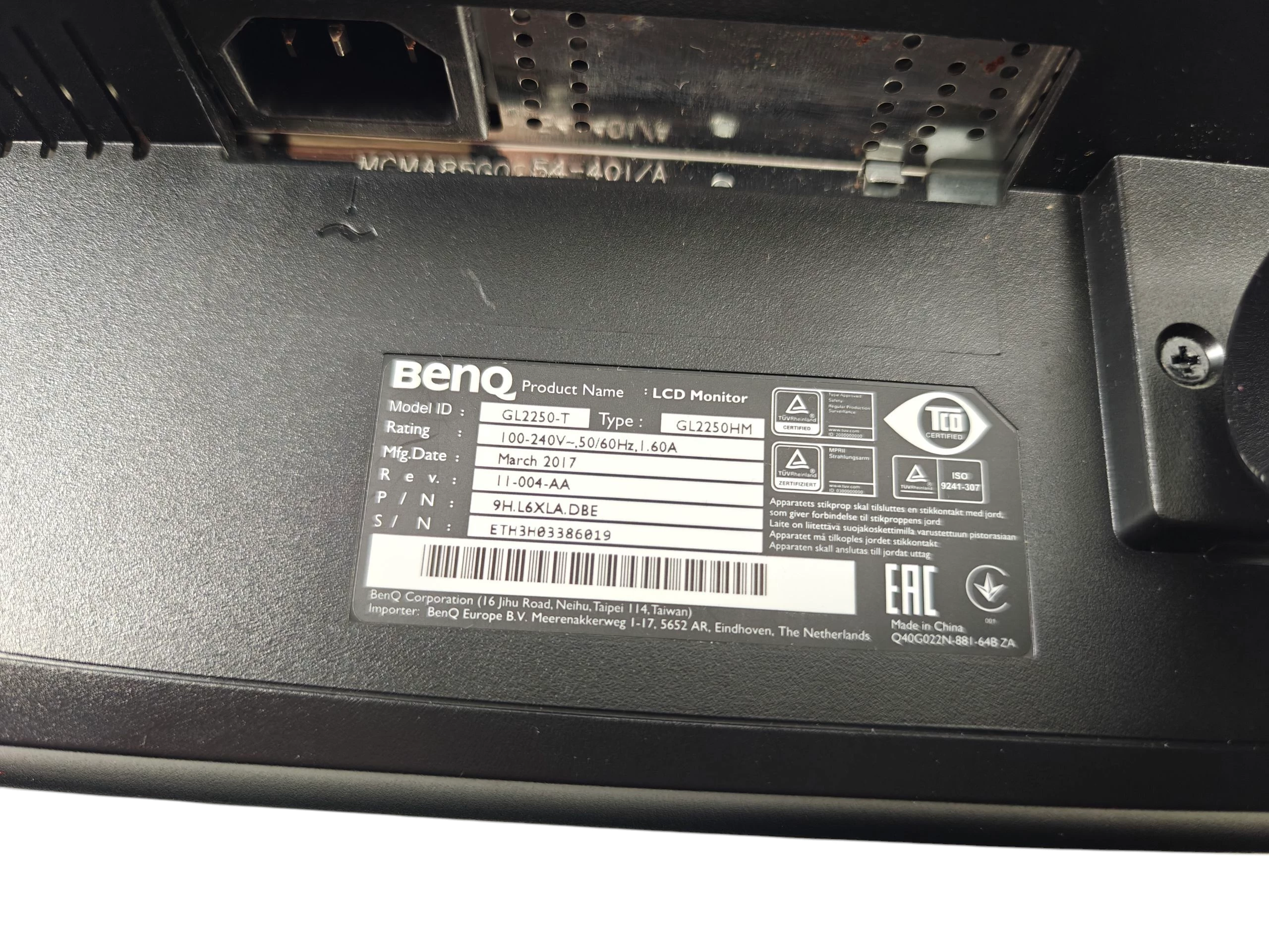 monitor-benq-gl2250-okablowanie-stan-11323-2