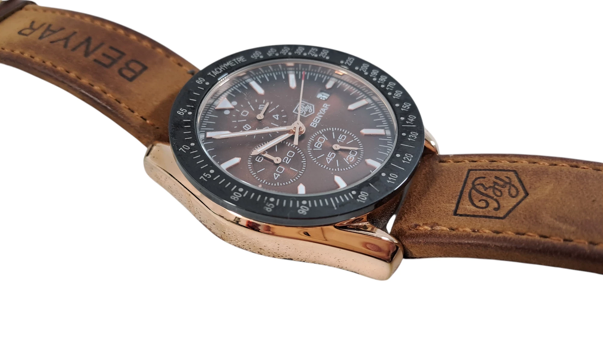 zegarek-benyar-brazowy-stan-11323-2