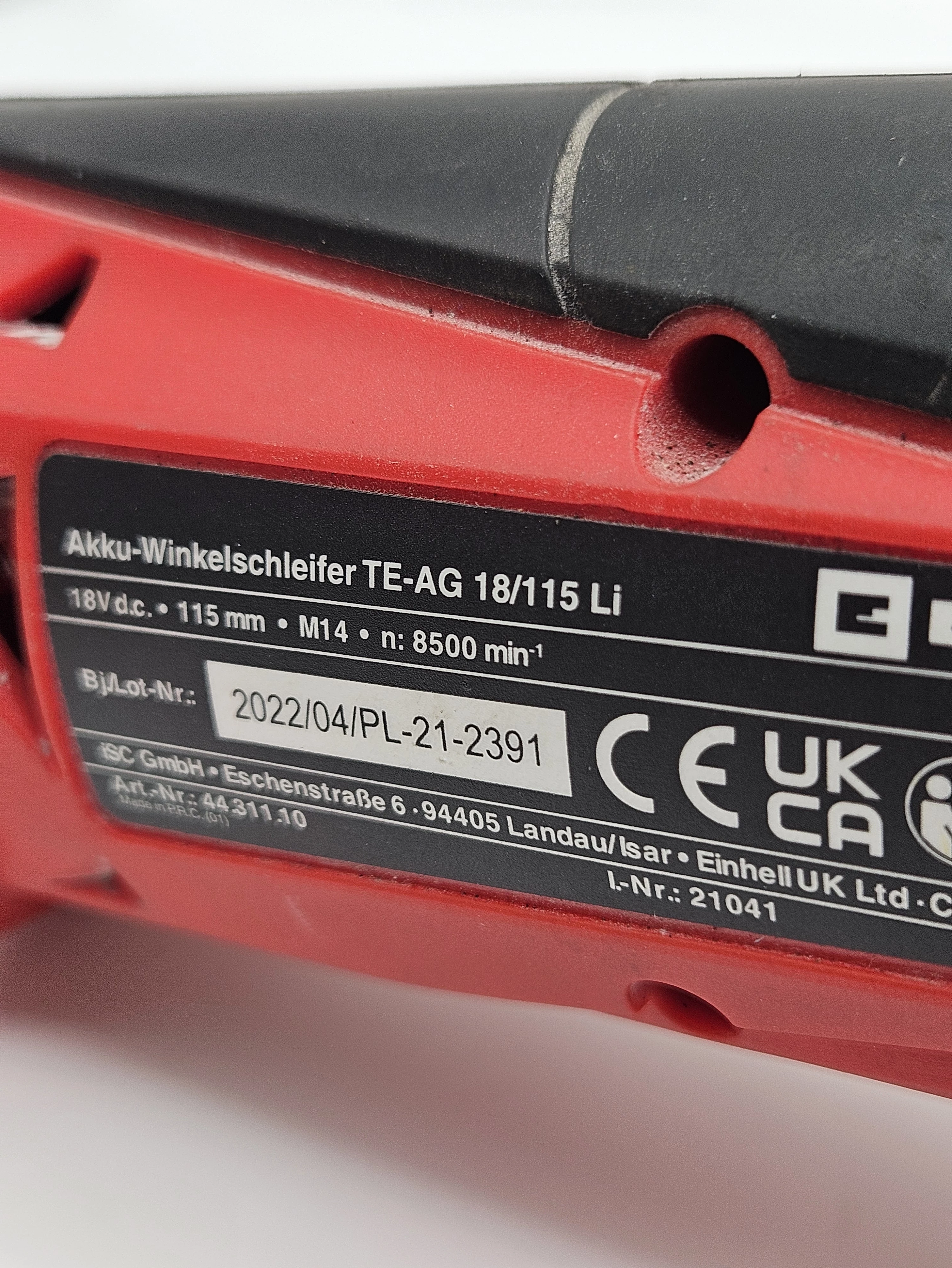 elektronarzedza-einhell-wkretarka-te-cd1840li-szlifierka-te-ag-18115li-marka-248811-950324